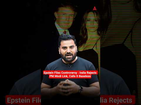 Epstein Files Controversy : India Rejects PM Modi Link, Calls It Baseless #epsteinfiles #pmmodi