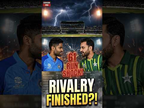 India vs Pakistan T20 2026: 61 Run Shock! Rivalry Changing? #teampakistan #indiavspakistan #shorts