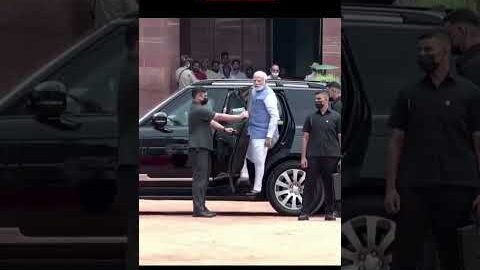 Indian prime minister Modi Z+ security grand entry#viral #shorts