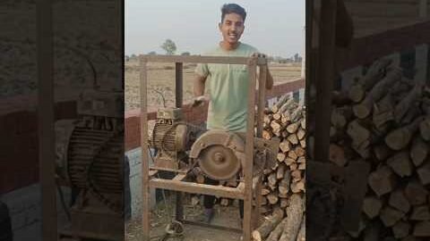 Desi Jugaad Wood Cutting Machine | Powerful Electric Cutter 🔥 #desi jugad