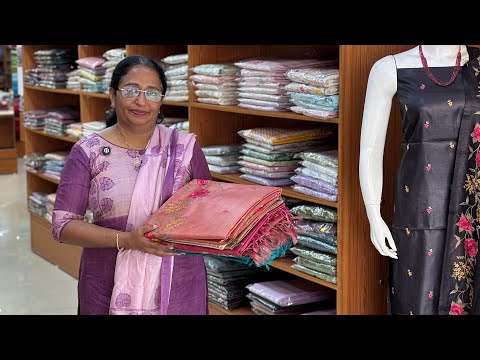 Pure Desi Tussar Churidar Materials Collections- WhatsApp to order 9074244276