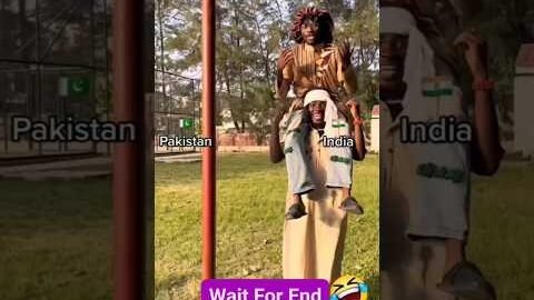 India Pakistan Border 😂 #viral #shorts #ytshorts #memes #funnyvideo #india #pakistan #border #reels
