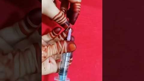 Mehandi Lagane Ka Desi Jugaad 😍 #shortsvideo #gadgets #mehandi