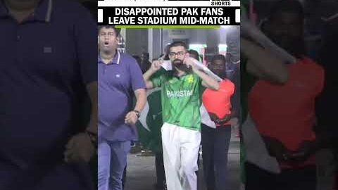 Disappointed Pakistani fans leave stadium mid-match in India vs Pakistan match in T20 WC 2026
