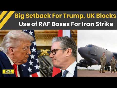 US Iran War: UK PM Starmer blocks Trump From Using RAF Bases For Potential Iran Strikes