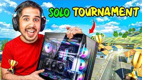 SOLO TOURNAMENT IN FREE FIRE LIVE –  YouTube winner DESI ARMY