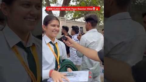 CBSE Class 10th Math Paper Reaction Video Before Exam | Shobhit sir V/S Ritik sir