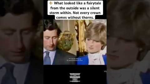 The fairytale was televised. The heartbreak was hidden. #trending #princess #diana #shorts#sad#fyp