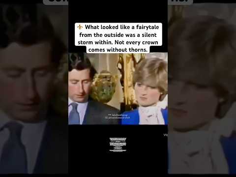 The fairytale was televised. The heartbreak was hidden. #trending #princess #diana #shorts#sad#fyp