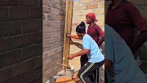 Pillar Strengthened Using Desi Jugaad