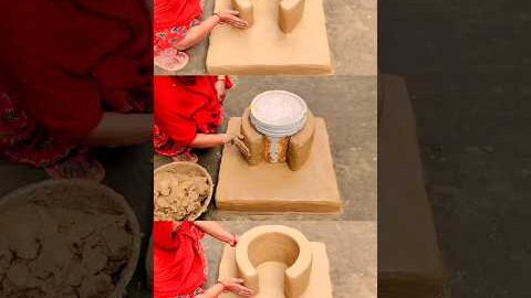 How to make simple Clay Chulha at Home । mitti ka Chulha। Desi Mitti ka Chulha #viral