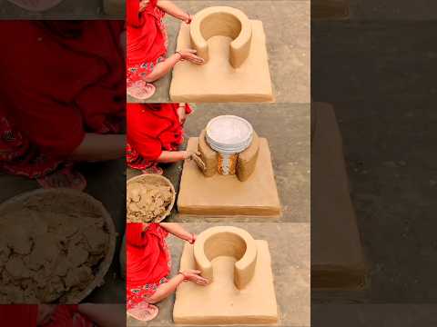 How to make simple Clay Chulha at Home । mitti ka Chulha। Desi Mitti ka Chulha #viral