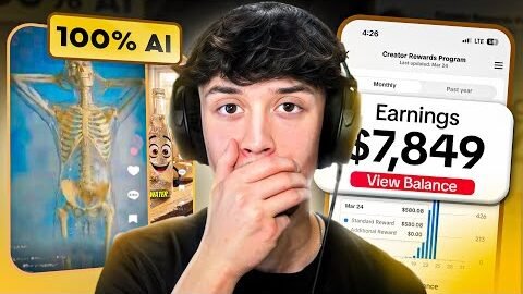 How To Make VIRAL AI Videos For TikTok’s Creator Rewards Program