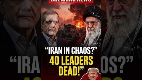 Iran Crisis Update: 40 Senior Officials Dead? President Missing | Breaking News #shorts #viral #news