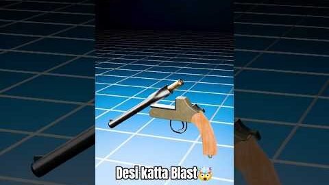 Why Desi Katta Blasts in Hand 💥 | Mirzapur Style 3D Explanation | Science Behind Gun Explosion
