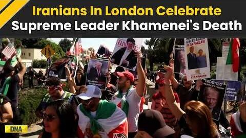 Iran Israel War: Iranians in London Celebrate Khamenei’s Death Amid Global Reaction | US Iran War