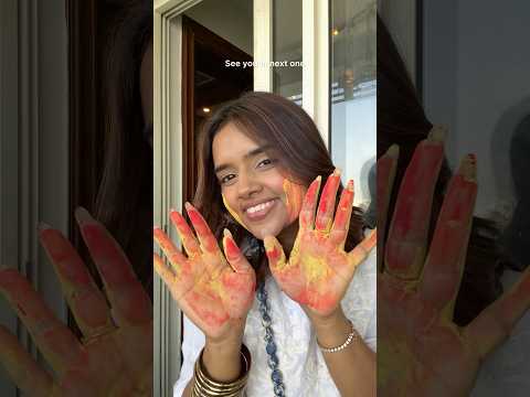 Get Ready With Me for Holi The Desi Way 🌸🌈  #ad