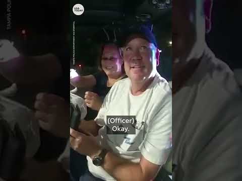 Tampa police chief during traffic stop: ‘I’m hoping that you’ll just let us go’ | USA TODAY #Shorts