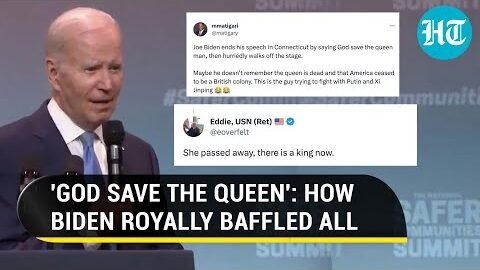 Viral: Biden’s Royal Goof-Up Makes Internet Cringe; ‘National Embarrassment’ I Watch