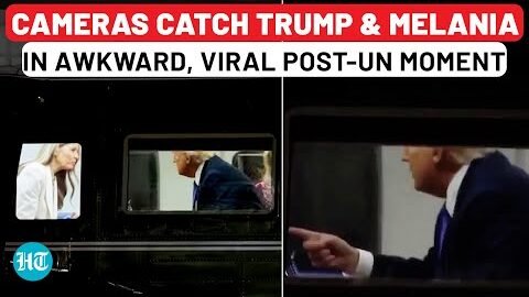 Trump And Melania’s Post-Flight Tension Goes Viral: Cameras Capture ‘Drama, Were They Having A Spat?