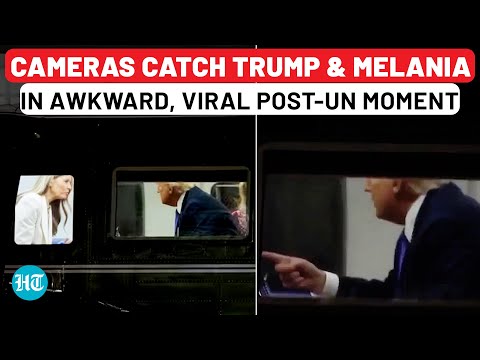 Trump And Melania’s Post-Flight Tension Goes Viral: Cameras Capture ‘Drama, Were They Having A Spat?