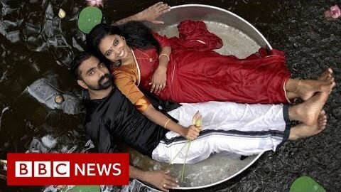 The rise of India’s viral wedding photoshoots – BBC News