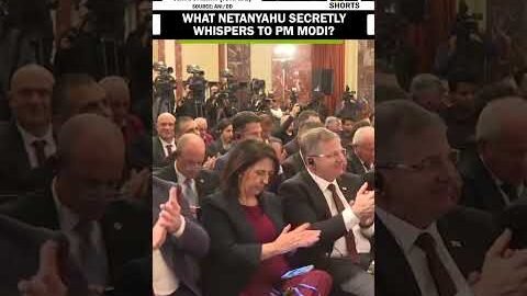 PM Netanyahu’s ‘secret’ whisper to PM Modi after Joint Statement goes viral | Israel Visit