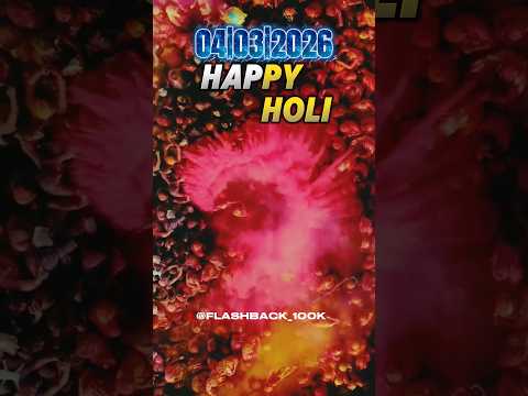 {✓HAPPY HOLI 🎉🫟✓} #history #holi #india #viral