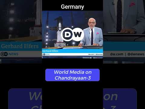 World Media on Chandrayaan-3 #news #viral #isro
