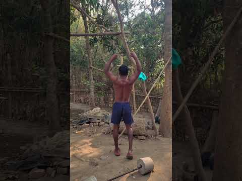#desi home back workout please support natural fitness 😨
