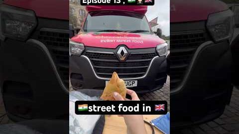Desi Breakfast in the UK 🇮🇳☕🇬🇧Indian Street Food Found! | #youtubeshorts #food
