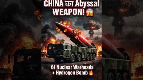 China का ‘Abyssal’ Weapon! 😱 61 Nuclear Warheads वाला ICBM 🔥 Victory Day Parade 2025 #shorts #viral