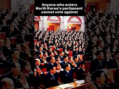 One Vote Only: North Korea’s Parliament #shorts #fyp #viral
