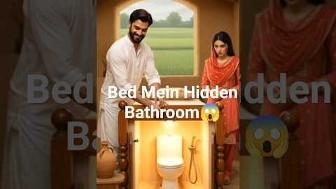 Bed Mein Hidden Bathroom😂Desi comedy #youtubeshorts #ytshorts #short #shortsfeed #shortvideo #funny