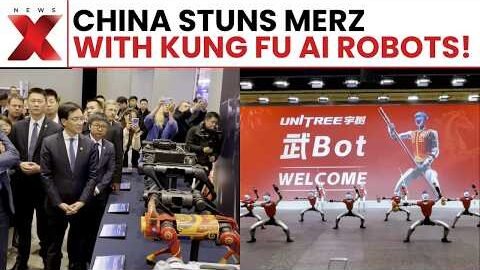 China Stuns Merz With AI Robots Dancing And Fighting – Watch Viral Video!