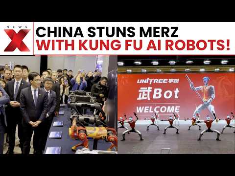 China Stuns Merz With AI Robots Dancing And Fighting – Watch Viral Video!