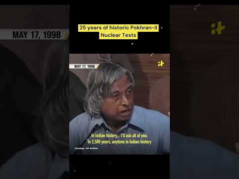 25 Years Of Historic Pokhran-II Nuclear Tests – Status | #Shorts