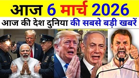 6 March 2026 | Aaj Ki 25 Badi Khabrein | Breaking News Today | Lavi Ki Khabar| Ravish Kumar