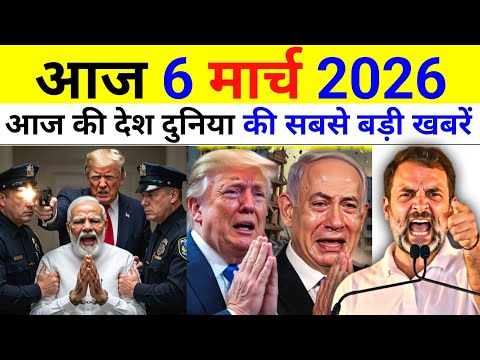 6 March 2026 | Aaj Ki 25 Badi Khabrein | Breaking News Today | Lavi Ki Khabar| Ravish Kumar