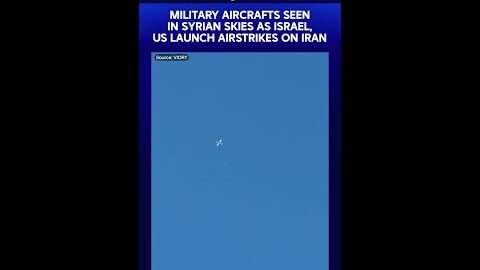 Iran Attack News | Military Aircrafts Seen In Syrian Skies As Israel, US Launch Airstrikes On Iran