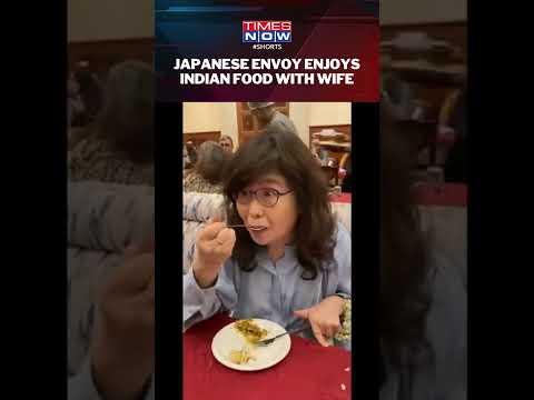 PM Reacts To Viral Video Of Japanese Envoy Enjoying Indian Food With Wife | #shorts
