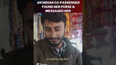 Viral Video! How An Indian Man Came Forward To Help A Us Co-passenger Find Her Lost Wallet On Train