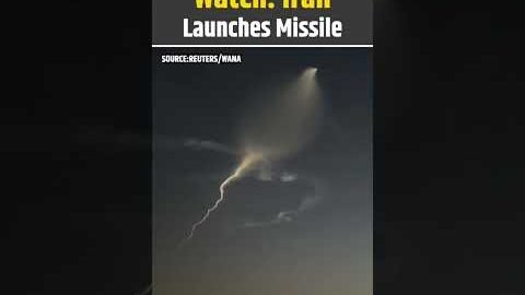 Iran Israel War: Iran Missile Launch Caught On Camera | US Iran War #shorts