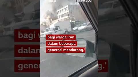 AS dan Israel serang Iran, sebabkan ledakan di Teheran #shorts