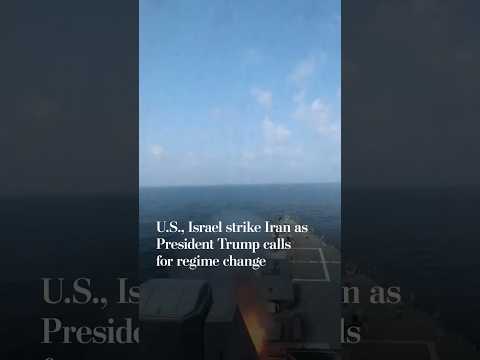 U.S., Israel strike Iran as Trump calls for regime change