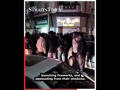 Iranians celebrate after reports of Khamenei death