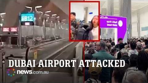 Dubai airport struck by Iranian missile