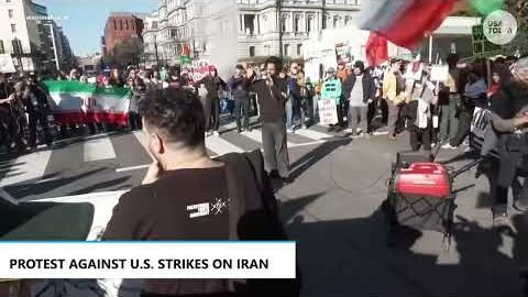 Ayatollah Ali Khamenei killed in Israel-US strike: Livestream captures reaction at DC protest