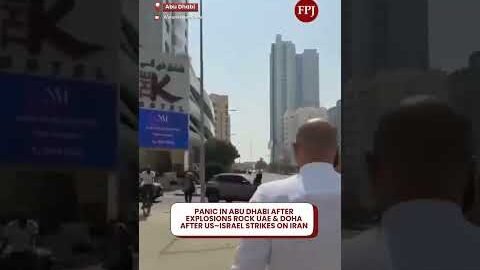 PANIC IN ABU DHABI: Explosions Rock UAE & Doha After US–Israel Strikes on Iran
