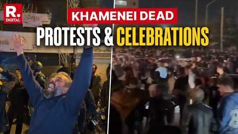 Ayatollah Khamenei’s Death Sparks Celebrations and Protests Across the World | Viral Video